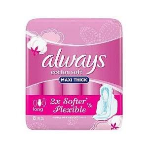 Always Soft Pink T3, Pack of 7 Pads