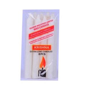 Krishna Candle Big, Pack of 8 Candles