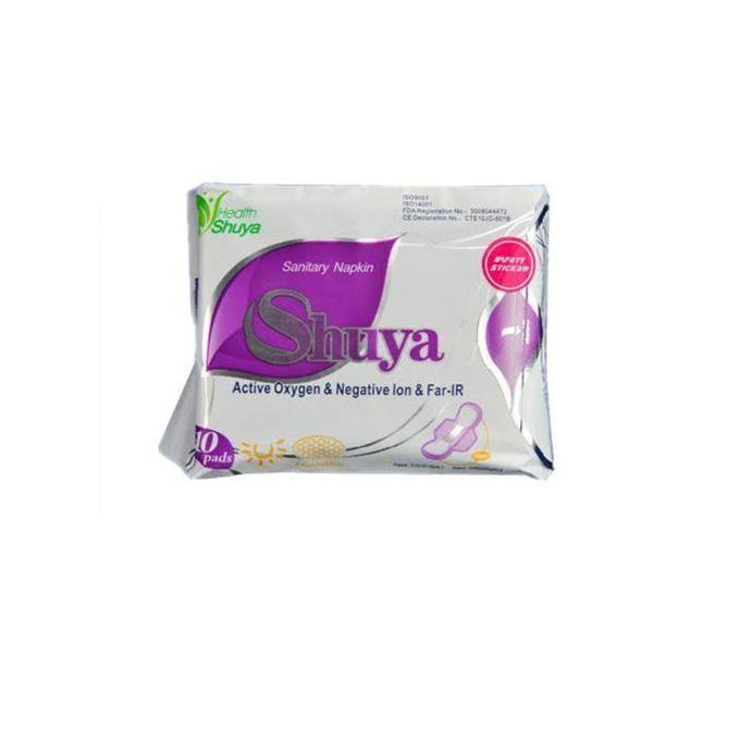 Shuya Sanitary Pads Day Purple, Pack of 10 Pads