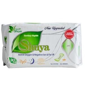 Shuya Sanitary Pads Mini Green, Pack of 30 Pads
