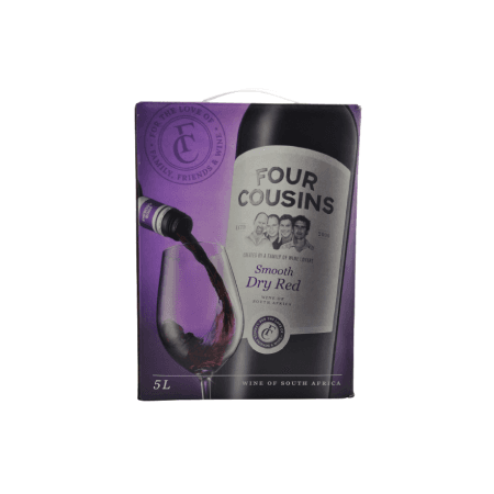 Four Cousins Dry Red Wine 5Ltr