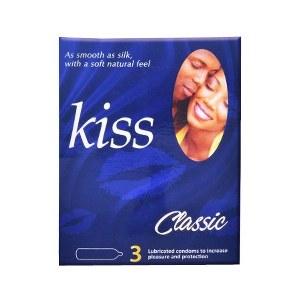 Kiss Classic Condoms, Pack of 3 Pieces
