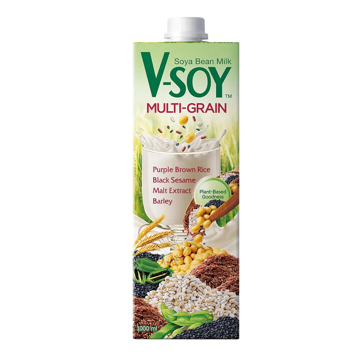 V-SOY Multi-Grain Soya Bean Milk 1Ltr