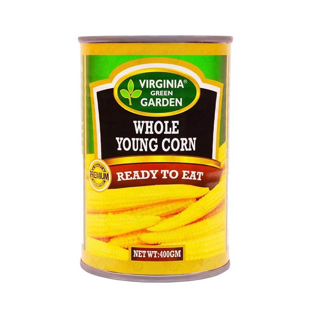 Virginia Green Garden Baby Corn Whole 400g