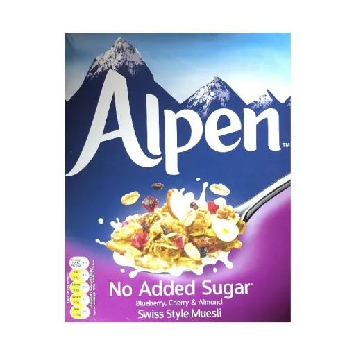 Alpen No Added Sugar Blueberry Cherry & Almond 560gms