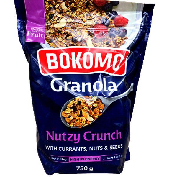 BOKOMO NUTZY CRUNCHY GRANOLA 750G