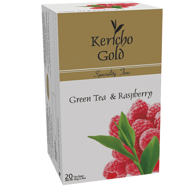 KERICHO GREEN TEA & RASPBERRY 20's