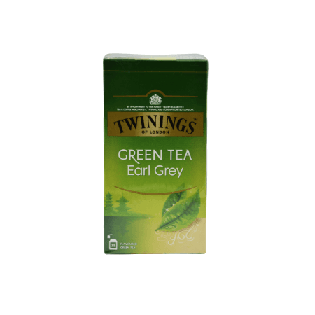 Twinings Green Tea & Earl Grey, Pack of 25 Tea Bags