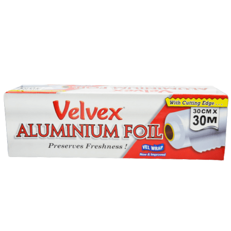Velvex Aluminium Foil 30cmx30m