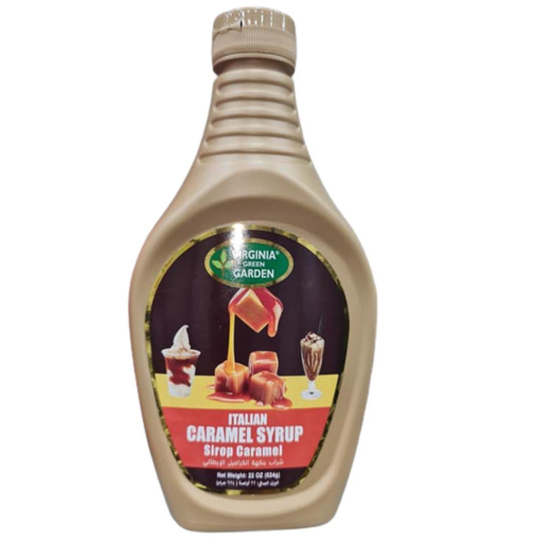 Virginia Green Garden Italian Caramel Syrup 624g