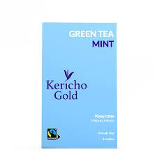Kericho Gold Green Tea Mint, Pack of 25 Tea Bags