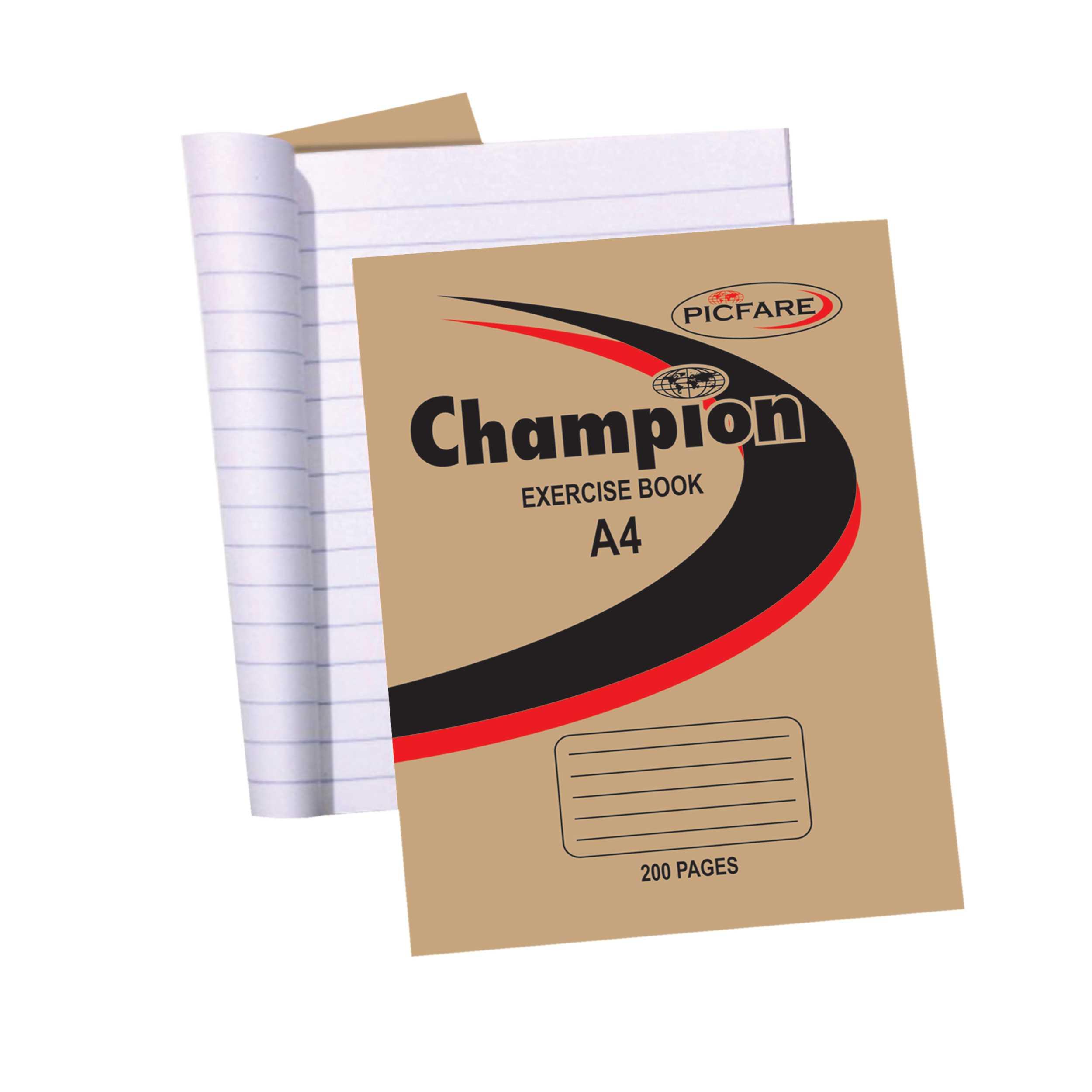 Picfare Champion Exercise book A4, 200 pages