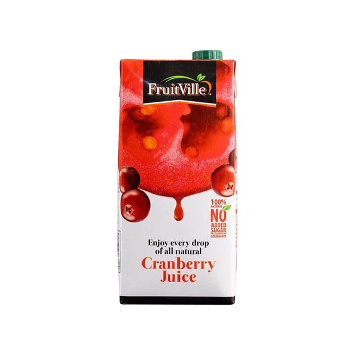 FRUITVILLE CRANBERRY JUICE 1Ltr