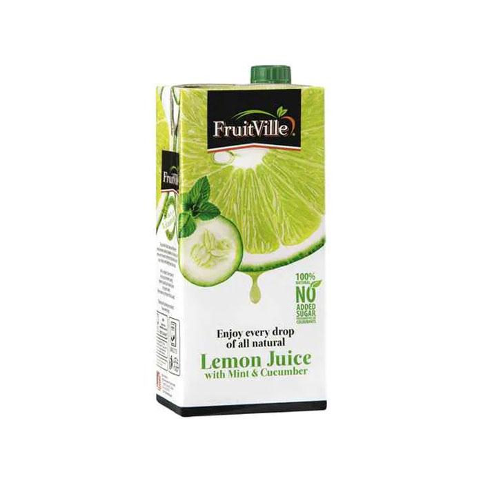 FRUITVILLE LEMON MINT JUICE 1Ltr