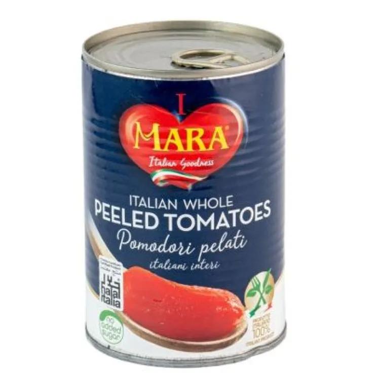 MARA PEELED TOMATOES ITALIAN WHOLE TIN 400g