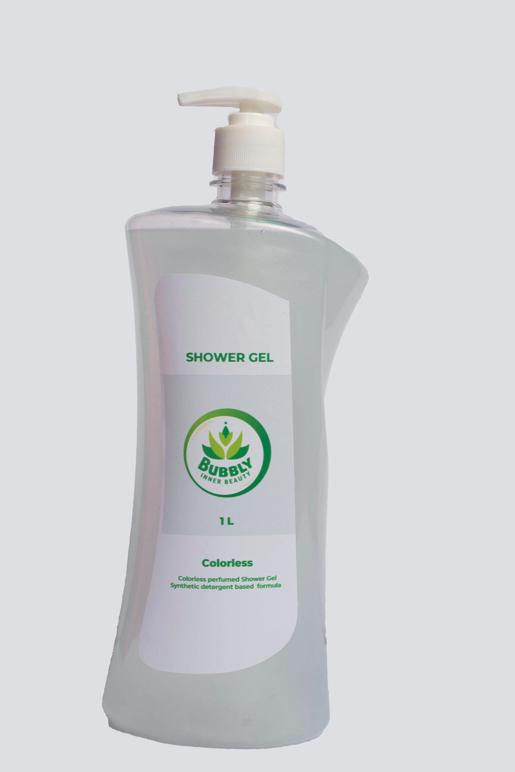 Bubbly Colorless Shower Gel 1ltr