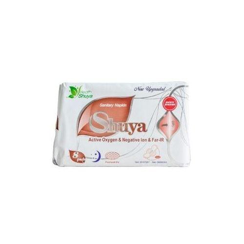 Shuya Sanitary Pads Night Brown (L), Pack of 8 Pads